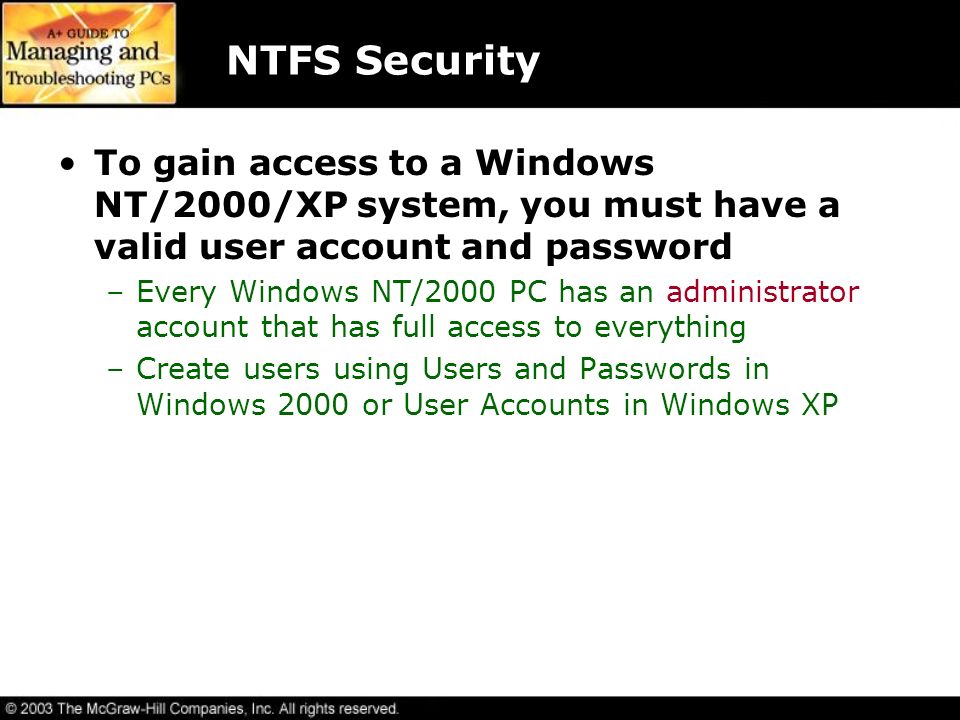 Windows Nt Registry Troubleshooting